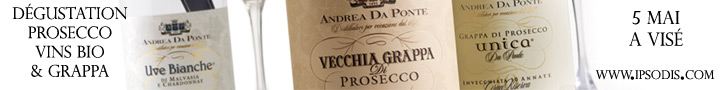 D�gustation de Prosecco & Grappa le 5 mai � Vis�