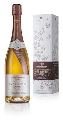 Grappa UVE BIANCHE GRAN RISERVA - Andre Da Ponte - Acquavite de Malvoisie et Chardonnay (3 ans)